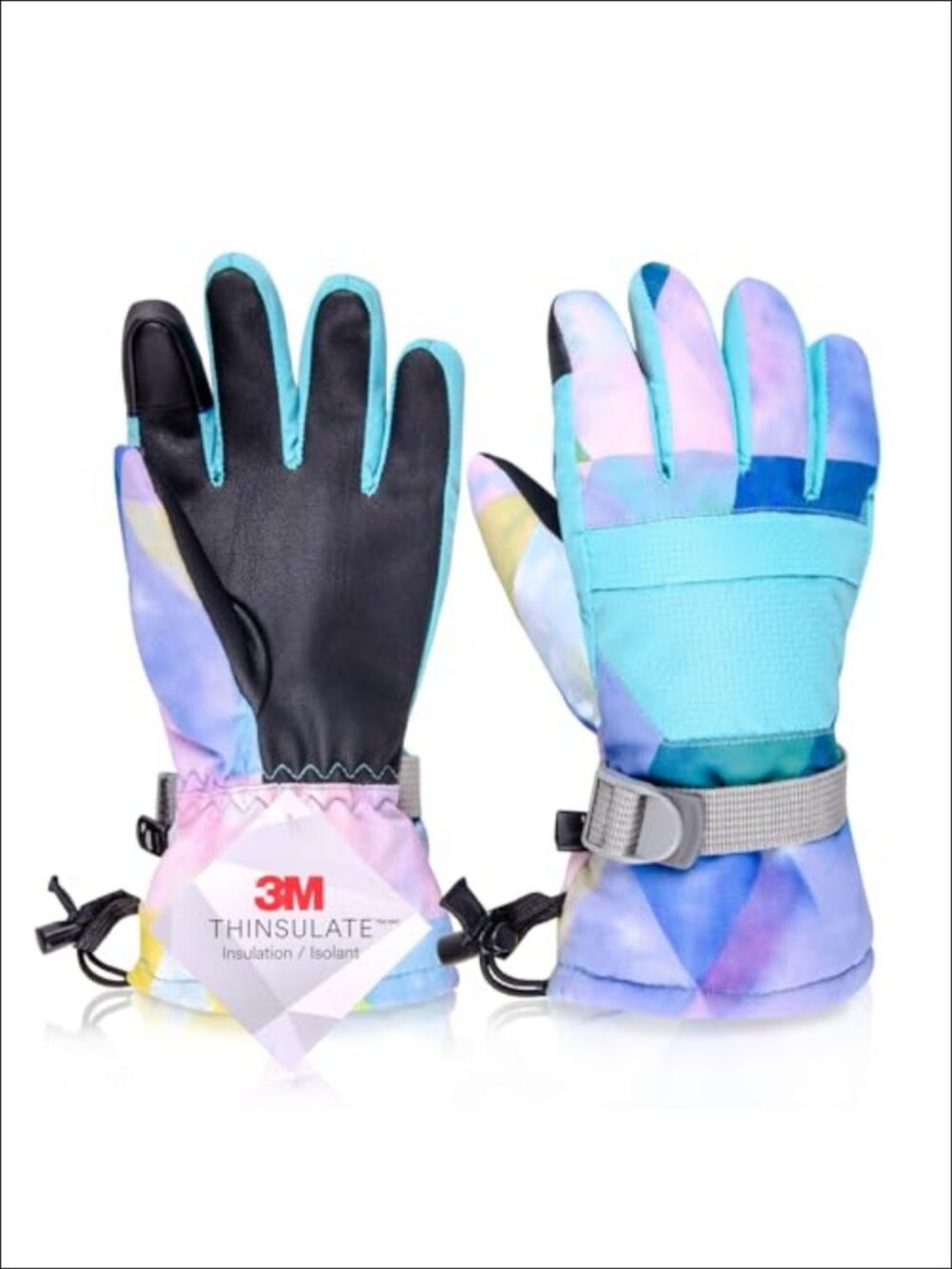 Kids Ski Gloves Winter Warm Snow Gloves Boys Girls Cycling